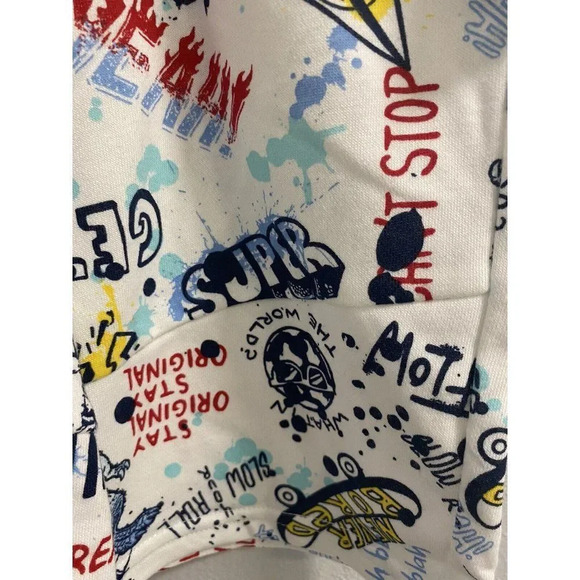 KIDS SHORTS SIZE 10 BOYS GIRLS RAD SAYINGS COOL GRAPHICS - Picture 4 of 8